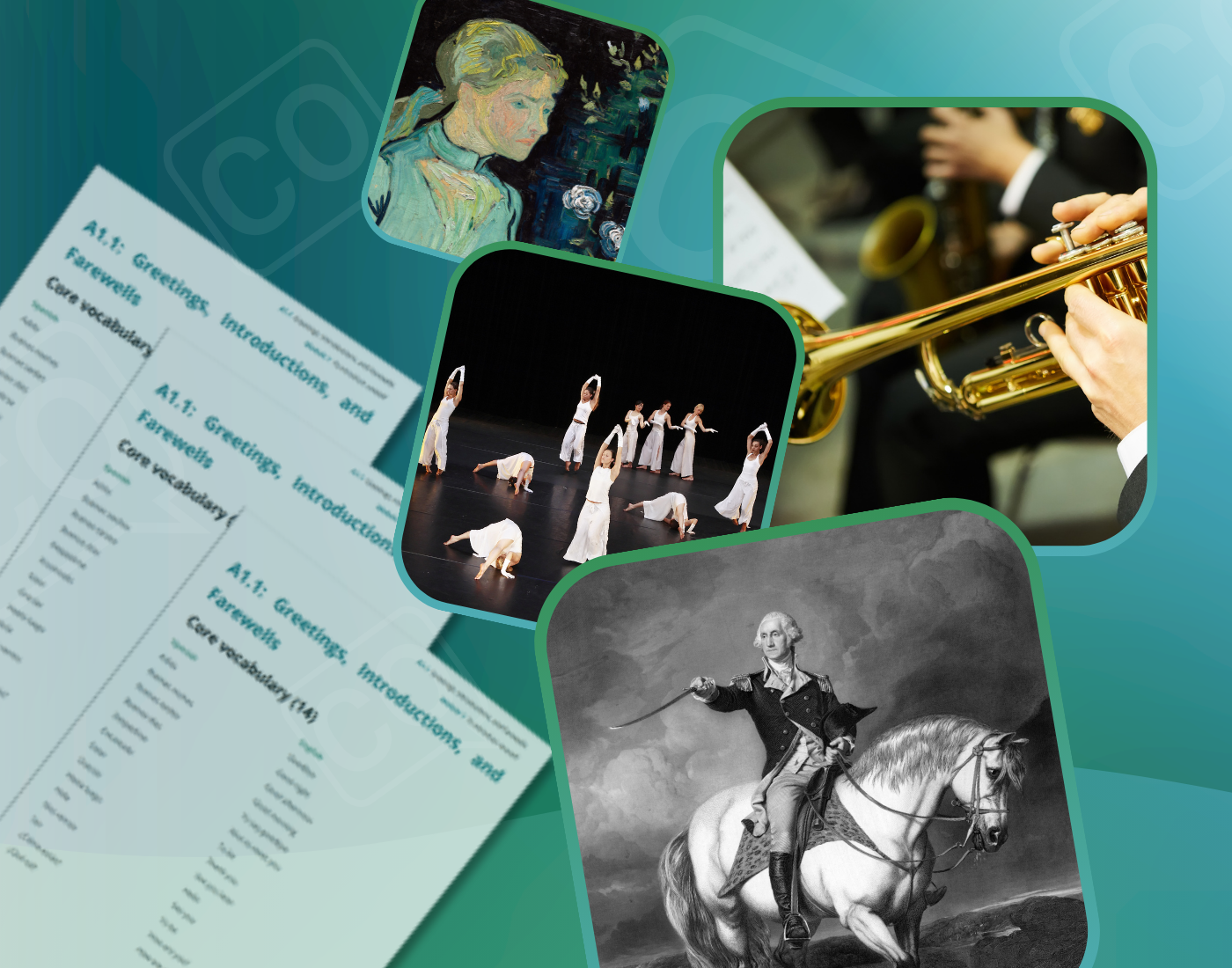 Student taking a selfie in a new city