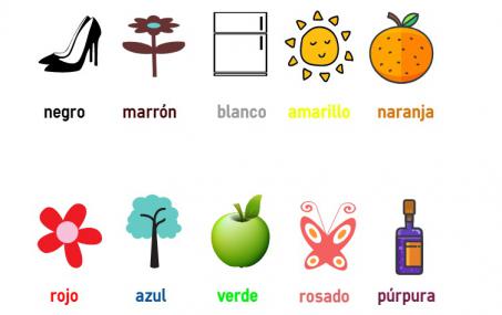 all the colors in Spanish