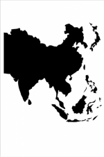 carte de l'Asie