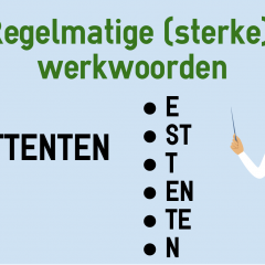 Oven Leger gen Duitse regelmatige (zwakke) werkwoorden vervoegen | coLanguage