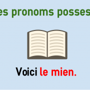 French Possessive Pronouns Chart