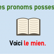 French Possessive Adjectives Chart